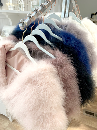 Elegant Fur Wraps from Clarissa Boutique